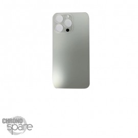 Plaque arrière en verre NEUTRE iPhone 13 pro argent (pour machine laser)