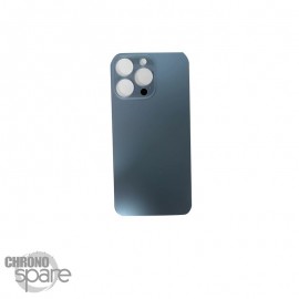 Plaque arrière en verre NEUTRE iPhone 13 pro bleu (pour machine laser)