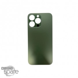 Plaque arrière en verre NEUTRE iPhone 13 pro vert (pour machine laser)