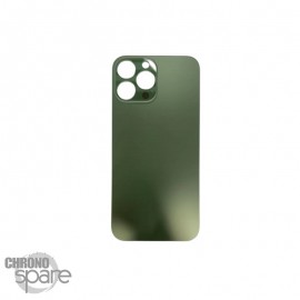 Plaque arrière en verre NEUTRE iPhone 13 pro max vert (pour machine laser)