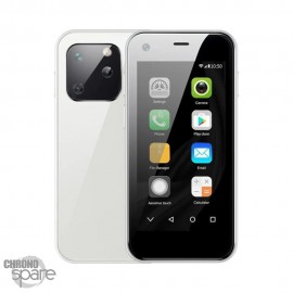 Mini Téléphone Débloqué à Quadri-Bande Tactile SOYES XS13 Blanc