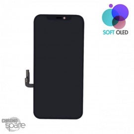 Ecran Oled + vitre tactile iPhone 12 Pro max Noir ( Soft OLED )