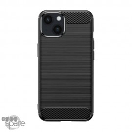 Coque souple carbone iPhone 14 - Noir