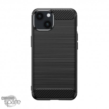 Coque souple carbone iPhone 14 PRO MAX - Noir
