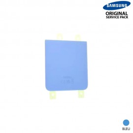Vitre arrière inférieure Bleue Samsung Galaxy Z Flip 3 5G F711B (officiel)