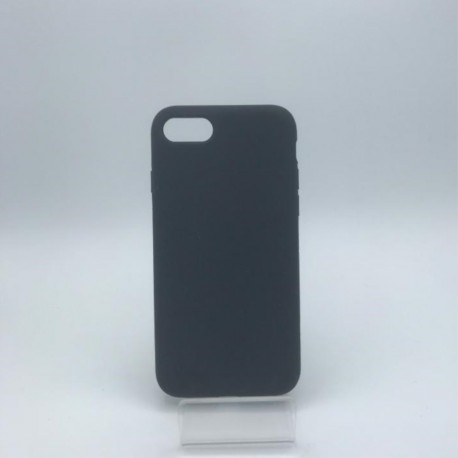 Coque en silicone pour iPhone 7/ 8 / SE 2020 / SE 2022 noire