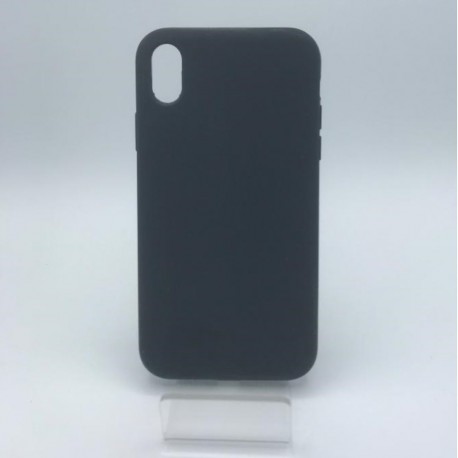 Coque en silicone pour iPhone X / XS noire