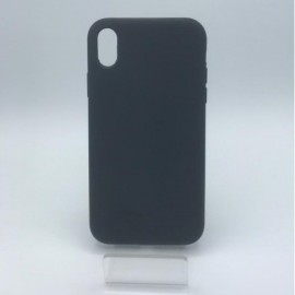 Coque en silicone pour iPhone XR noire