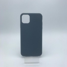 Coque en silicone pour iPhone 13 bleu nuit
