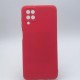 Coque en silicone pour Samsung Galaxy A12 A125F rouge