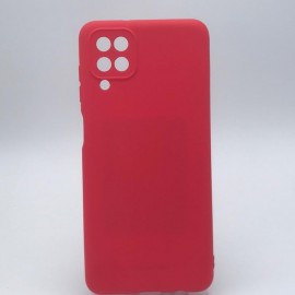 Coque en silicone pour Samsung Galaxy A12 A125F rouge