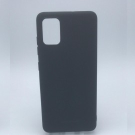 Coque en silicone pour Samsung Galaxy A51 A515F noire