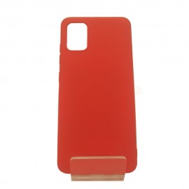 Coque en silicone pour Samsung Galaxy A51 A515F rouge