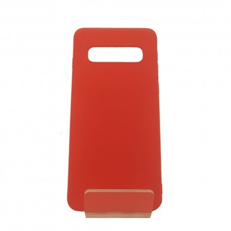 Coque en silicone pour Samsung Galaxy S10 (G973F) Rouge