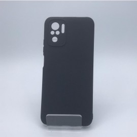 Coque en silicone pour Xiaomi Redmi Note 10 noire