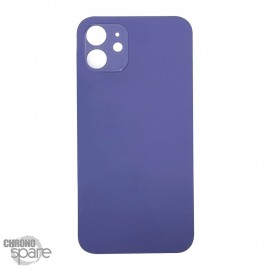 Plaque arrière en verre NEUTRE iPhone 12 Violette (pour machine laser)