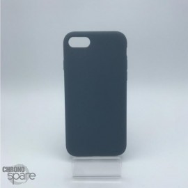 Coque en silicone pour iPhone 7/ 8 / SE 2020 / SE 2022 bleu nuit