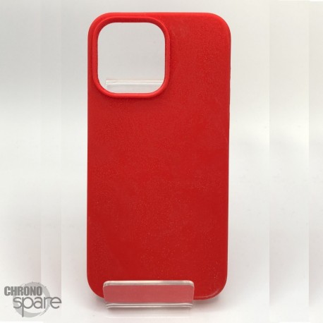 Coque en silicone pour iPhone 14PRO MAX rouge / red