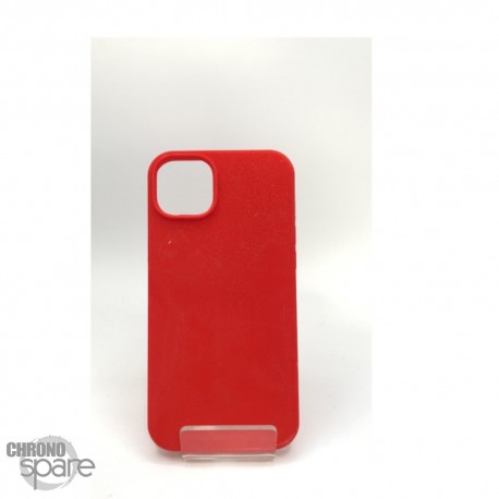 Coque en silicone pour iPhone 14PLUS rouge / red