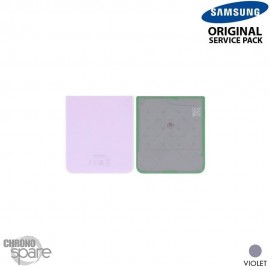 Vitre arrière inférieure violet Samsung Galaxy Z Flip 3 5G F711B (officiel)