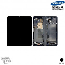 Ecran Oled + Vitre Tactile + châssis noir (Charnière Noir) Samsung Galaxy Z Fold 3 F926B (officiel)