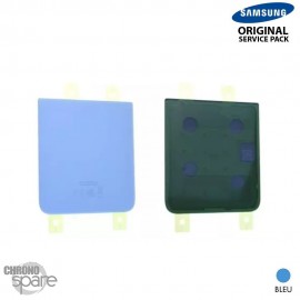 Vitre arrière inférieure Bleue Samsung Galaxy Z Flip 4 5G F721B (officiel)