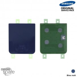 Vitre arrière inférieure Bleue Nuit Samsung Galaxy Z Flip 4 5G F721B (officiel)
