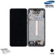 Ecran LCD + Vitre Tactile + châssis noir Samsung Galaxy A33 5G A336B (officiel) 