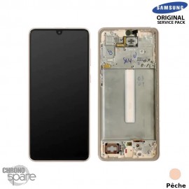Ecran LCD + Vitre Tactile + châssis peche Samsung Galaxy A33 5G A336B (officiel) 