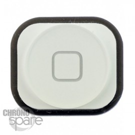 Bouton Home Blanc iPhone 5 avec caoutchouc