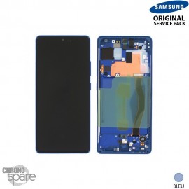 Vitre tactile et écran LCD Samsung Galaxy S10 Lite SM-G770F (officiel) bleu