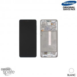 Ecran Oled + Vitre tactile blanc Samsung A73 5G (Officiel)