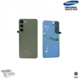 vitre arriere + vitre tactile vert Samsung Galaxy S23+ (S916B) (officiel)