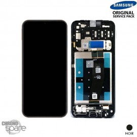 Ecran LCD + Vitre Tactile noire Samsung Galaxy A14 4G (A145B) (officiel) 