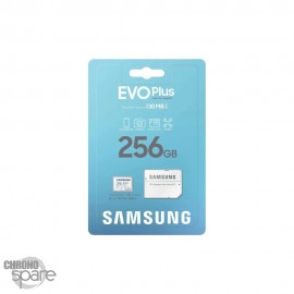 Carte mémoire Samsung Micro 256Go Evo Plus + Adaptateur