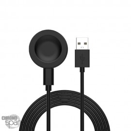 Câble de charge USB-A vers induction magnétique compatible pour Huawei / ECG / Dream / Honor Noir