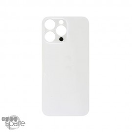 Plaque arrière en verre NEUTRE iPhone 14 Pro Max argent (pour machine laser)