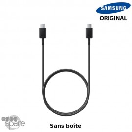Câble Samsung 1m USB- C / USB-C 60W Fast Charge - Noir Sans boîte Boite (Officiel)