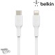 Câble USB-C vers lightning BOOST↑CHARGE™ 2m - Blanc (Officiel) BELKIN