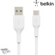 Câble USB-C vers USB-A BOOST↑CHARGE™ 2m - Blanc (Officiel) BELKIN