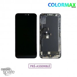 Ecran LCD + vitre tactile iphone XS noir (colormax)