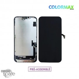 Ecran LCD + Vitre Tactile iPhone 14 Noir + adhésif (COLORMAX edition)