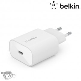 Chargeur secteur USB-C 3.0 PPS (25 W) Blanc (Officiel) BELKIN
