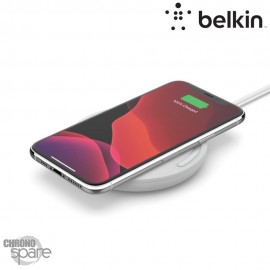 Chargeur à induction (10 W) + câble Blanc (sans adaptateur secteur) (Officiel) BELKIN
