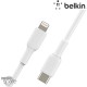 Câble USB-C vers lightning BOOST↑CHARGE™ 1m - Blanc (Officiel) BELKIN