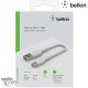 Câble USB-C vers USB-A BOOST↑CHARGE™ 15cm - Blanc (Officiel) BELKIN