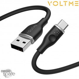 Câble USB-A vers USB-C Powerlink Moss Series 3.3ft / 1M 60W 3A Noir 1M VOLTME