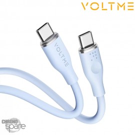 Câble USB-C vers USB-C Powerlink Moss Series 6ft /1.8M 100W 5A Bleu 1.8M VOLTME