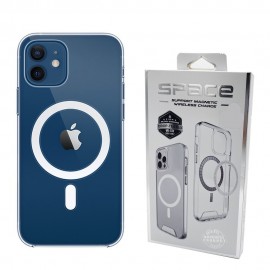 Coque silicone Space Collection Transparente Magnétique iPhone 15 Plus