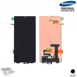 Ecran LCD + Vitre Tactile sans châssis Noir Samsung Galaxy S22 Ultra S908B (officiel) Sans Batterie 